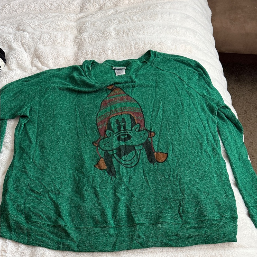 Disney Parks Green Knit Top